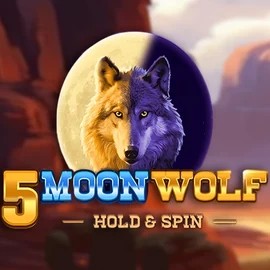5 Moon Wolf slot visual from Apparat Gaming available on ninlay.eu