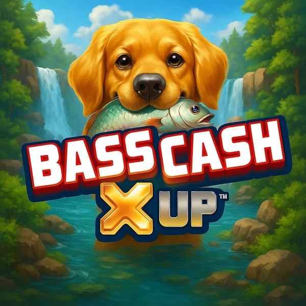 Bass Cash X UP logo by Alchemy Gaming Ninlay Casino