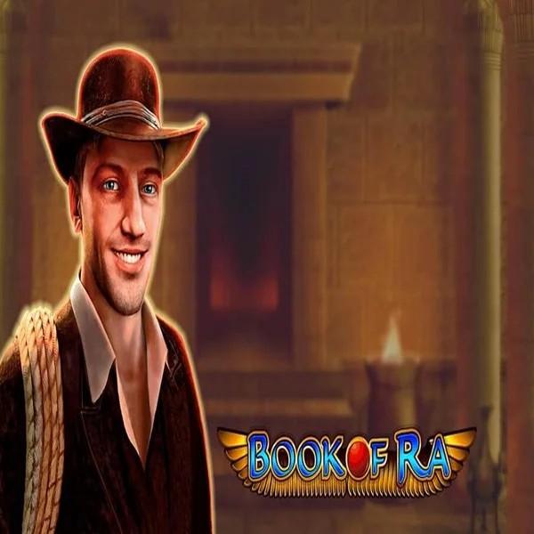 Official Slots logo: Book of Ra by Greentube at Ninlay Casino