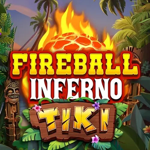 Fireball Inferno Tiki by NetEnt, showcased at ninlay.eu – game logo