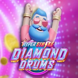 Official Slots logo: Hyper Strike Diamond Drums by Gameburger Studios at Ninlay Casino