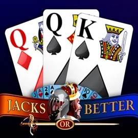 Official Poker logo: Jacks or Better (Origins) by Playtech at Ninlay Casino