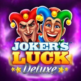Jokers Luck Deluxe slot logo by Skywind Group at Ninlay Casino