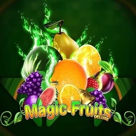 Magic Fruits Deluxe game by Wazdan – logo hosted on Ninlay Casino