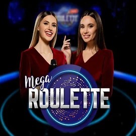 Mega Roulette online game logo by Pragmatic Play on ninlay.eu