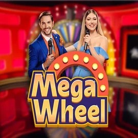 Mega Wheel slot logo by Pragmatic Play at Ninlay Casino