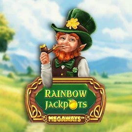 Jackpots logo of Rainbow Jackpots Megaways from Red Tiger Gaming at Ninlay Casino