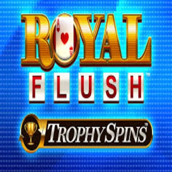 Royal Flush Trophy Spins slot visual from Greentube available on ninlay.eu