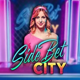 Side Bet City slot logo by Evolution at Ninlay Casino