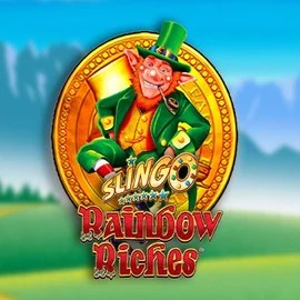 Slingo Rainbow Riches game by Gaming Realms – logo hosted on Ninlay Casino