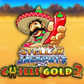 Stellar Jackpots with Chilli Gold x2 logo – Jackpots by Lightning Box Game at Ninlay Casino