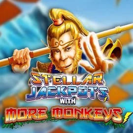 Play the Stellar Jackpots with More Monkeys slot by Lightning Box Game on Ninlay Casino