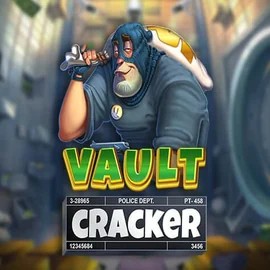 Vault Cracker slot logo by Red Tiger Gaming at Ninlay Casino