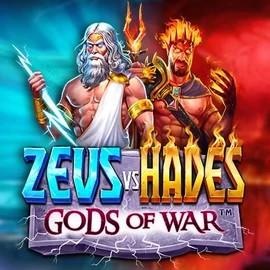 Zeus vs Hades: Gods of War slot logo by Pragmatic Play at Ninlay Casino